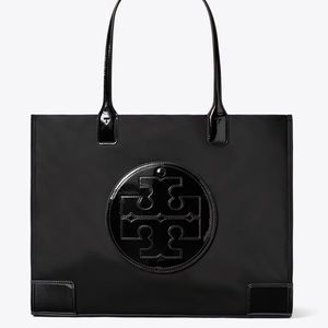 Tory Burch l Ella Patent Tote Bag in Black
